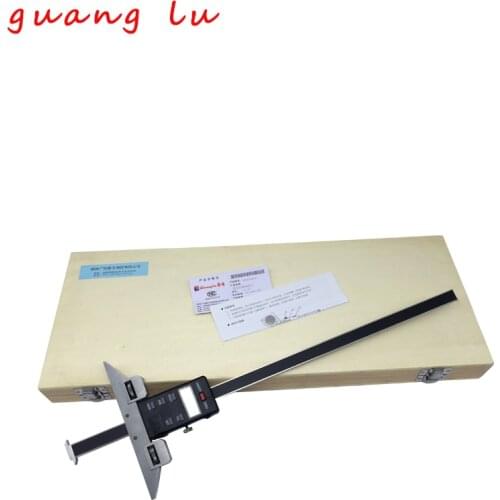 Digitai depth gage with adjustable extension base 0-300mm/0-400mm/0-500mm easy use for grooves depth and width measurements