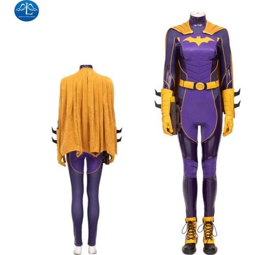 Game Gotham Knights Batgirl Cosplay Costumes Female Woman Superhero Zentai Suit Halloween Bodysuit Adults Halloween Custom Made