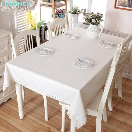 JEEDNEY Cotton Tablecloths