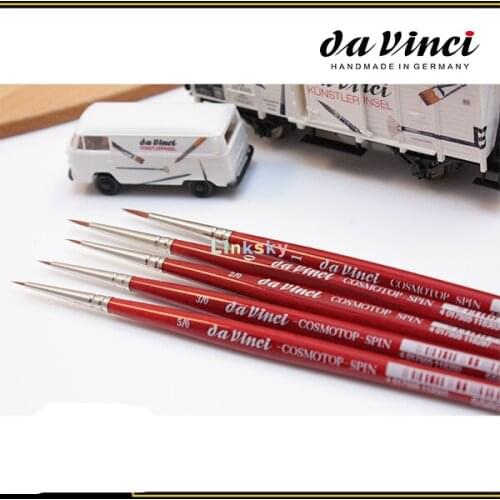 Da Vinci Brushes Da Vinci Watercolor Series 5580 CosmoTop Spin Paint ,blend of 5 Different Extra Smooth Fiber, High-quality