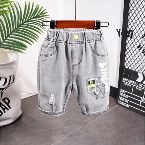 Summer baby boy shorts 2-8years Children clothes kids baby boys soft cotton denim short jeans pants cowboy baby denim shorts