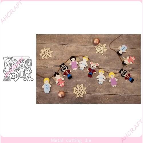 Puppet Combination Suit Metal Cutting Dies for DIY Scrapbooking Photo Album Decorative Embossing Paper Card Crafts Die 2021
