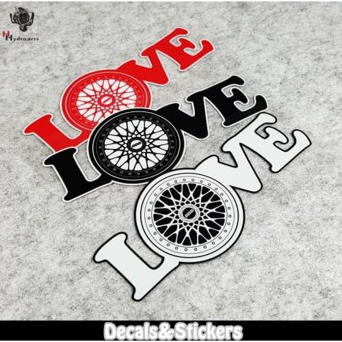 NO.LN265 LOVE alphabet MOTO GP Reflective Sticker Car Sticker Decals Racing Motorcycle Windshield Bike Tank cup