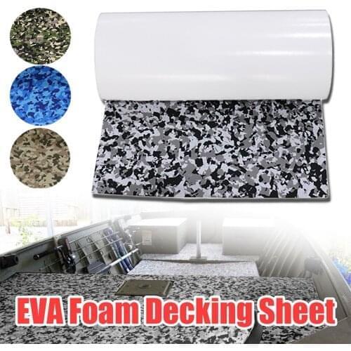 450x2400x5mm EVA Foam Decking Sheet Non-Skid Self Adhesive Marine Boat Deck Yacht Flooring Army/Desert/Snow/Ocean Camouflage