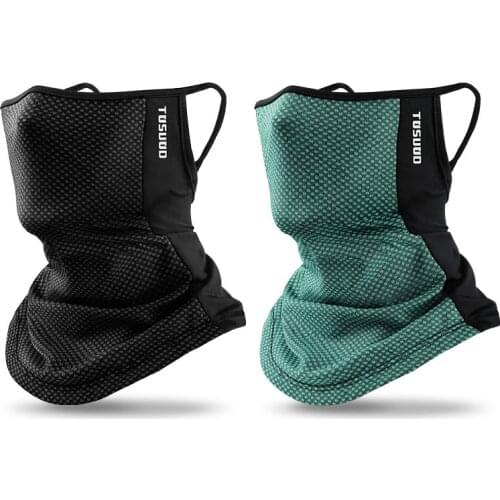 New 2021 Cooling Neck Gaiter with Ear Loops Cycling Bandana Fishing Face Scarf Dustproof Anti-UV Outdoor Sports Headwear