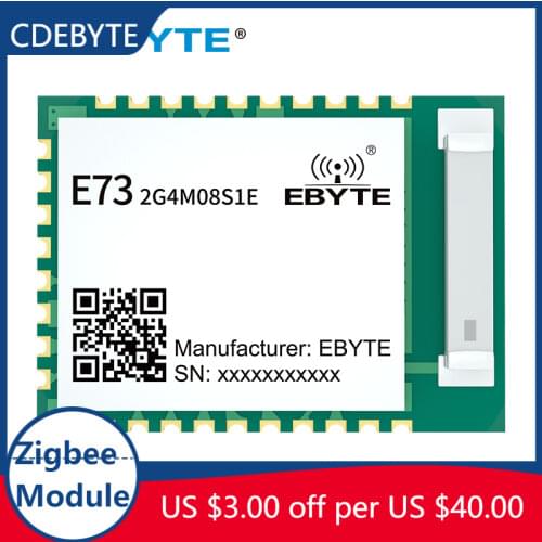 NRF52833 2.4GHz RF Module BLE 5.1 Mesh Thread ZigBee 8dBm CDEBYTE E73-2G4M08S1E Wireless Transceiver Receiver For UAV Smart Home