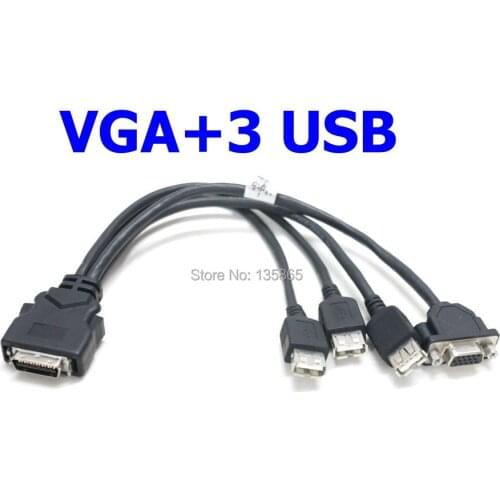 Original High-density multi-function cable VGA port USB port for Huawei E6000 blade server