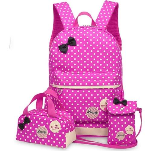 Printing School Bags For Teen Girls Kids School Backpack 3pcs/set Children Schoolbags Fashion Orthopedic Girl Backpacks for Kids