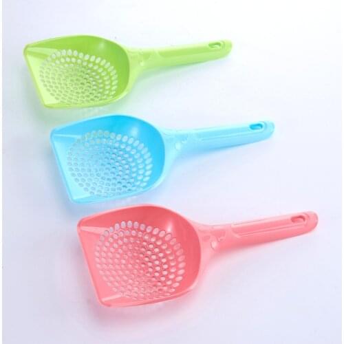 Plastic Cat Litter Scoop Pet Care Sand Waste Scooper Shovel Hollow Cleaning Tool Litter & Housebreaking