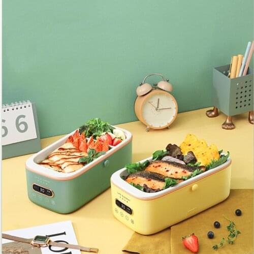 220v Portable Lunch Box Food Container Electric Heating Insulation Dinnerware Food Storage Bento boiled and heated Lunch box