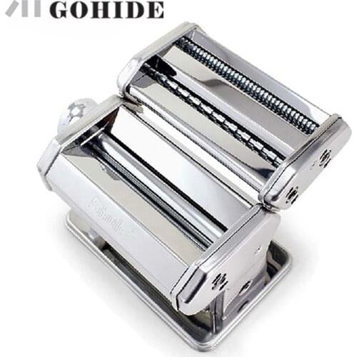 JUH Kitchen No.Qf150 Hand Operated Pressing Machine Household Manual Stainless Steel Pasta Maker Noodle Making Machine