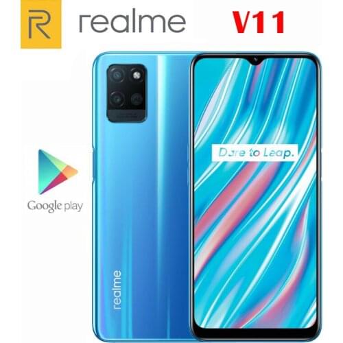 Original New Official Realme V11 5G Smart Phone Octa Core 4GB 128GB 6.5inch 13MP Rear Camera 18W Fast Charger 5000mAh Battery
