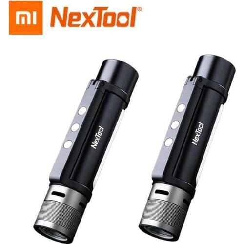 Xiaomi NexTool Outdoor 6 in 1 LED Flashlight Ultra Bright Torch Waterproof Camping Night Light Zoomable Portable Emergency Light