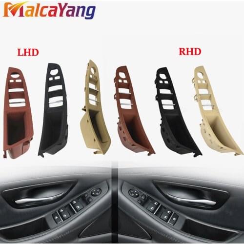 High Quality Car Interior Door Handle Panel Pull Trim Cover LHD RHD For B MW 5 Series F10 F11 520i 523i 525i 528i