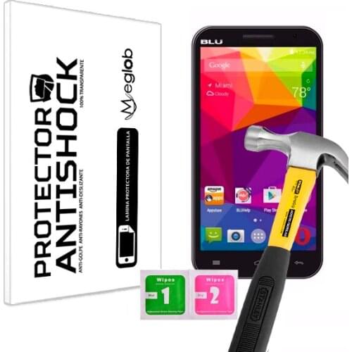 Protector de Pantalla Anti-Shock Anti-Golpe Anti-arañazos Compatible con Blu Neo 5 5