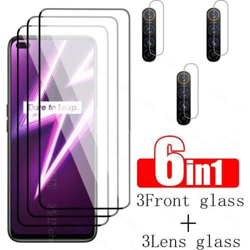 Tempered Camera Glass For OPPO Realme 6 Pro Glass Screen Protectors On Opo Realmi real me 6 Full cover Safety Protective Film