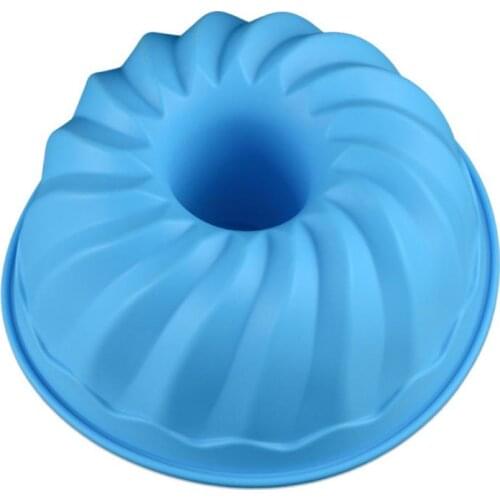1PCS Big Swirl Shape Butter Cake Mould Kitchen Baking Form Cake Tools Cake Bakery Baking Dish Bakeware Silicone Mold Cake Pan