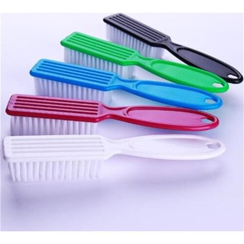 1Pc Plastic Cleaning Hard Scrub Brush Dust Remover Manicure Nail Care Accessories Nail Art Tools