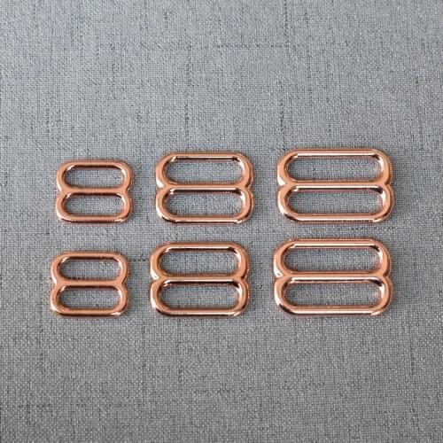 10 Pcs/Pack 15mm 20mm 25mm Metal Belt Buckle Adjuster Slider For Bag Handbag Pet Dog Collar Sewing Garment Luggage Accessory