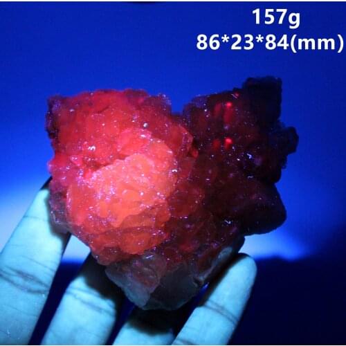 100% natural Fluorescent calcite mineral specimen stones and crystals healing crystals quartz gemstones