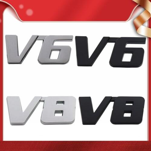 3D Premium V6 V8 Engine Display for Toyota Honda Nissan Mazda Hood Fender trunk Rear Bonnet Nameplate Decal Emblem Badge Sticker