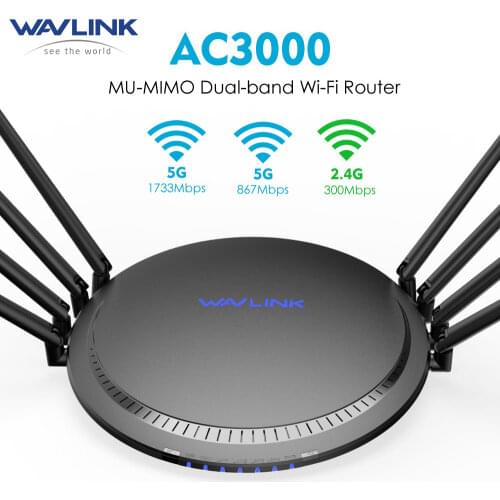 Wavlink Gigabit Wireless Router Wifi Range Extender 5Ghz 2.4G Wi fi Amplifier High Gain Antennas Wider Coverage Easy setup