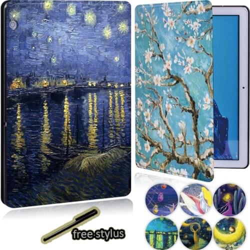 Anti-fall Tablet Case for Huawei MediaPad T3 8.0/T3 10 9.6 Inch/T5 10 10.1 Inch/M5 10.8 Inch/M5 Lite 10.1 Inch + Free Stylus