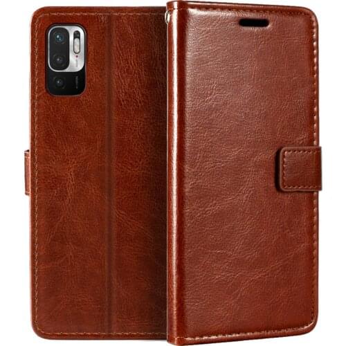 Case For Xiaomi Redmi Note 10 JE Wallet Premium PU Leather Magnetic Flip Case Cover With Card Holder And Kickstand