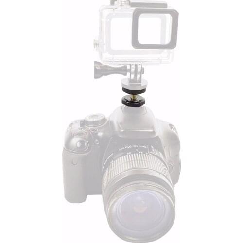 Hot Shoe 1/4" Double-layer Screw to Flash Hot Shoe Adapter Holder Mount Photo Studio Accessories for NIKON Camera SC-28