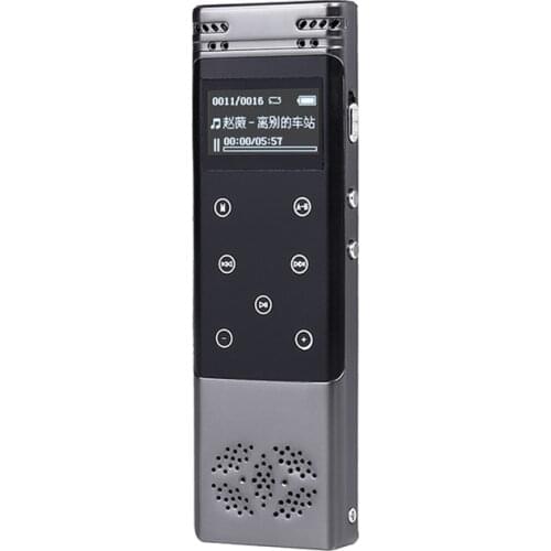 Recorder Portable Recording Pen Sound Recorder Touchscreen Noise reduction 8GB with Earphone USB Cable for Meeting Interview