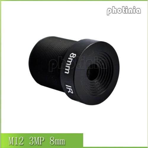 3Megapixel M12 Fixed 1/2.7 inch 8mm CCTV Lens For HD 1080P CCTV Camera