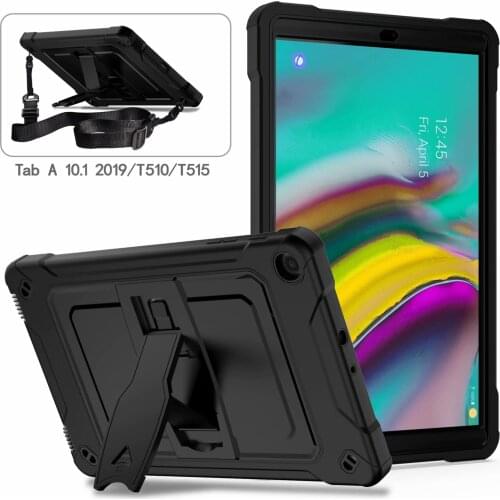 Hybrid Shockproof Heavy Duty Rugged Protection with Kickstand Tablet Case Cover For Samsung Galaxy Tab A 10.1"inch SM-T510/T515