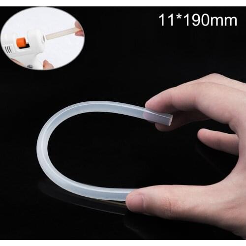 Hot Melt Gun Glue Sticks 11mmx190mm Transparent Gun Adhesive DIY Tools for Hot Melt Glue Gun Repair Alloy Accessories
