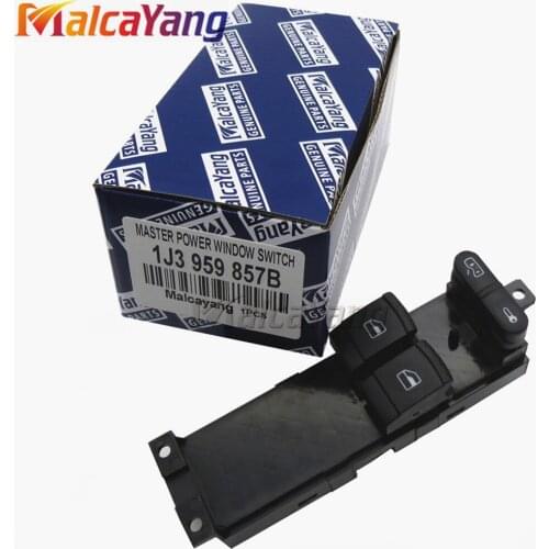 Master Power Window Switch Button Driver Side Panel For VW Golf MK4 2 Door 1999- 2006 1J3959857B