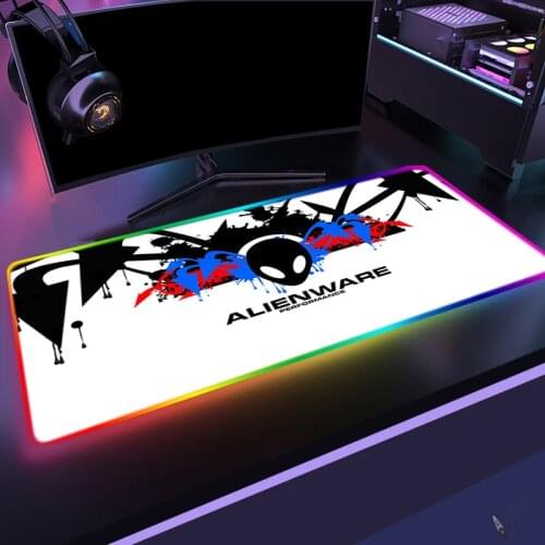 Dell Alienware Pc Gamer Desk RGB Mouse Pad Large Gamers Accessories Varmilo Gaming Mouse Mat Mausepad Mice Keyboards Computer