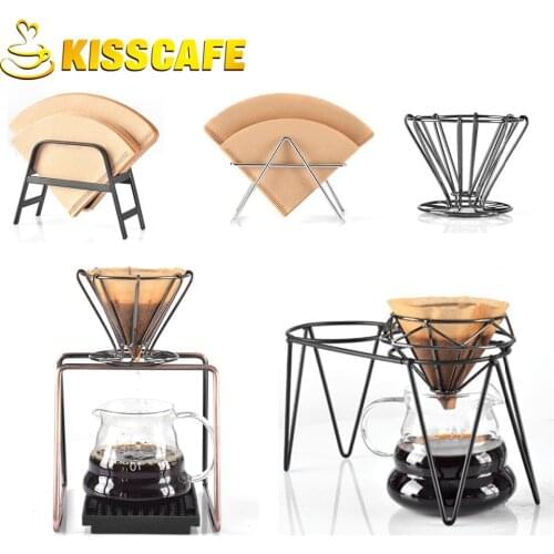 Coffee Filter Stander Tea Leaves Filter Holder Stand Rack Coffee Filter Baskets Permanent Coffee Dripper Coffee Accessories