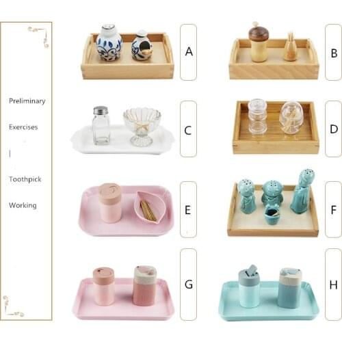 Practical Life Montessori Preliminary Exercises Fingers Training Tools Toothpick Working Early Educational Toys for Kids Toddler