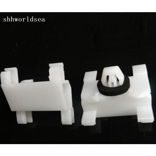 Shhworldsea auto plastic fastener door anti-collision card buckle for land rover 100PCS