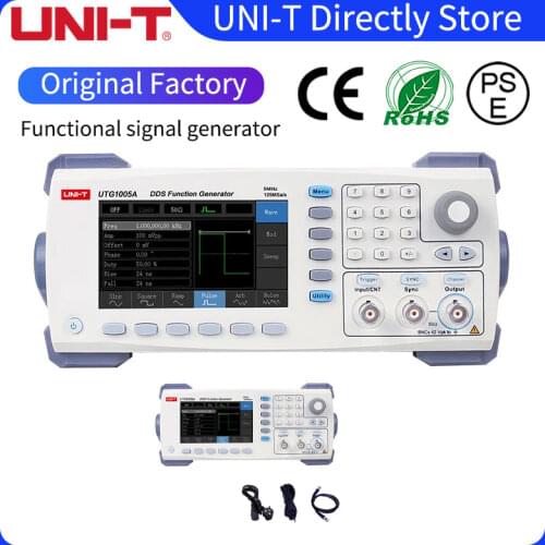 UNI-T UTG1005A function/arbitrary waveform generator/single channel/5MHz channel bandwidth/125MS/s sampling rate