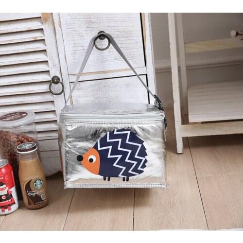 Waterproof Cartoon animal parttern Lunch bag Insulated Lunch Box Tote handBag Container best lunch bag cooler picnic bag