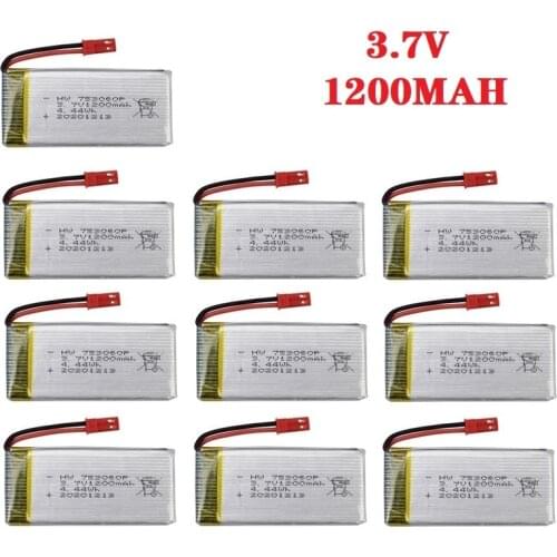 1-3pcs3.7V 1200mah lithium battery for SP650 aerial photography UAV quadcopter spare parts remote control helicopter battery