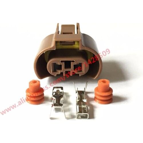 5 Sets 2 Pin 090 Female Auto Connector 283-1927-30 Housing Pigtail For Japanese IAT / MAT Toyota 9006 Dipped Headlight