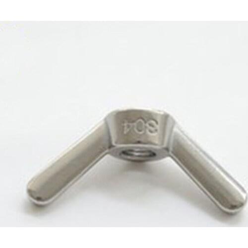 1pcs M16 M18 M20 304 stainless steel shaped hand twist nut large ear butterfly nuts claw screw cap
