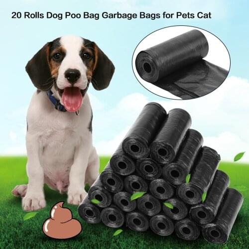 600pcs 20/40 Rolls Dog Poop Bags Earth-Friendly Trash Garbage Bags For Cat Pets Waste Refill Collection Bag Dog Cat Waste Bag