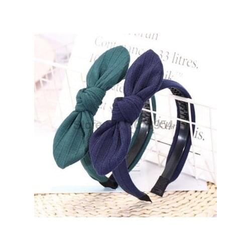 By dhl or ems 500pcs Korea Polka Dot Rabbit Ear Hair Accessories Hair Band Hair Bows Flower Crown Headbands hot