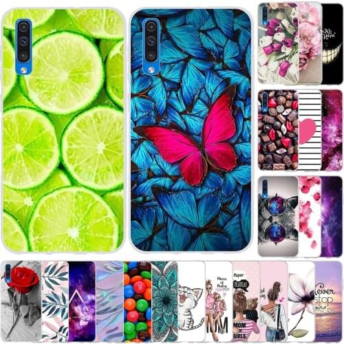 For Samsung Galaxy A50 Case Silicone Soft TPU Back Cover For Samsung A50 Phone Case Coque Funda Capa Shell Bag Bumper Protective