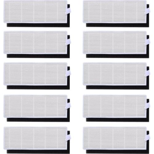 20pcs/Lot HEPA Filter & Sponge for Amibot Spirit H2O Robotic Vacuum Cleaner Parts Accessories Filter Replacement