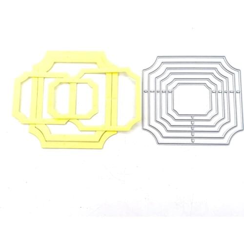 Julyarts Irregular Figure Background Dies Cutting Dies Card Making Supplies Stencils Die Cut for DIY Scrapbooking Album