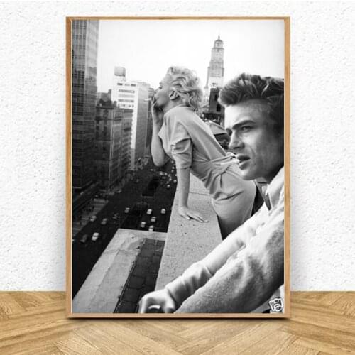 Marilyn Monroe Classical Canvas Painting Wall Art Nordic Posters and Prints Wall Pictures for Living Room Decoration Frameless