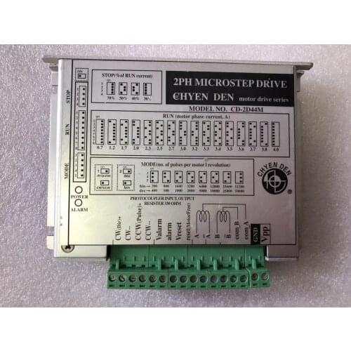 CHYEN DEN Motor driver series 2PH MICROSTEP DRIVE MODL NO CD-2D44M